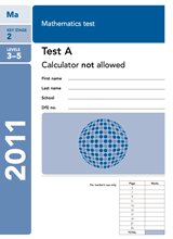 2011-SATs-Maths-A-Non-Calculator